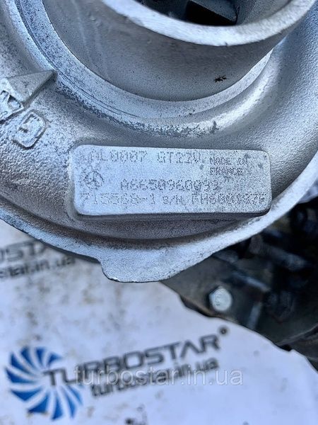 Турбіна Jeep Grand Cherokee (Двигун 2,7. OM647) 715568-1, 715568-2, 715568-0001, 715568-0002, 715568-5002S 715568-1 фото