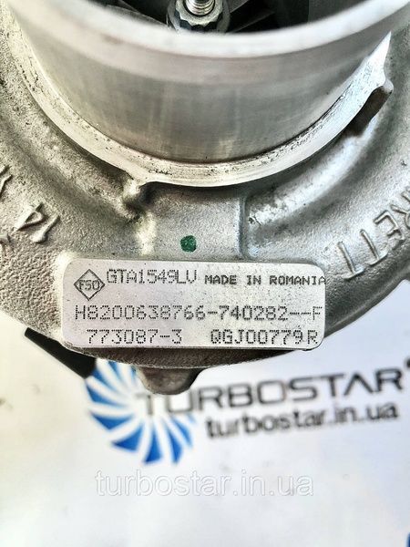 Турбіна Nissan X-Trail турбіна Nissan Qashqai 2.0 dci 773087-2 773087-1 773087-3 1441100K0F 14411-00K0F 773087-0001 фото