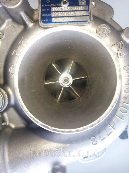 Турбіна Nissan Qashqai/ Renault Megane 1.6 dCi. 54389700007, 54389880007, 54389700017 54389700007 фото