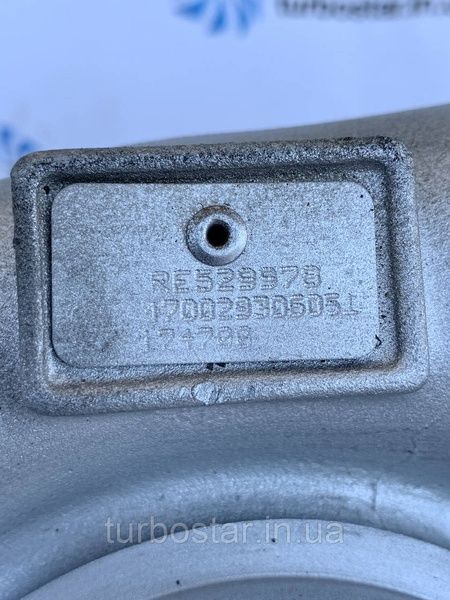 Турбина John-Deere 9.0L 325KM. 174700, SE501681, RE506836, RE506836, RE529978, RE525503, RE529214, RE522582 RE529978 фото