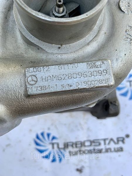 Турбина Мерседес E,G,M,S -Klasse 400 CD Bi-Turbo. 717384-1, 709720-1, 717384-2, 724496-2, 724496-3 717384-1 фото