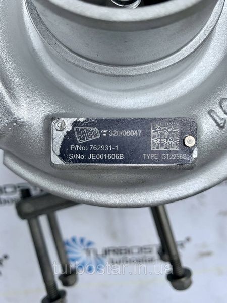 Турбіна JCB 3cx. 762931-1, 762931-5011S, 762931-5004S, 762931-0011, 762931-0004, 320/06159, 320/06083 762931-1 фото