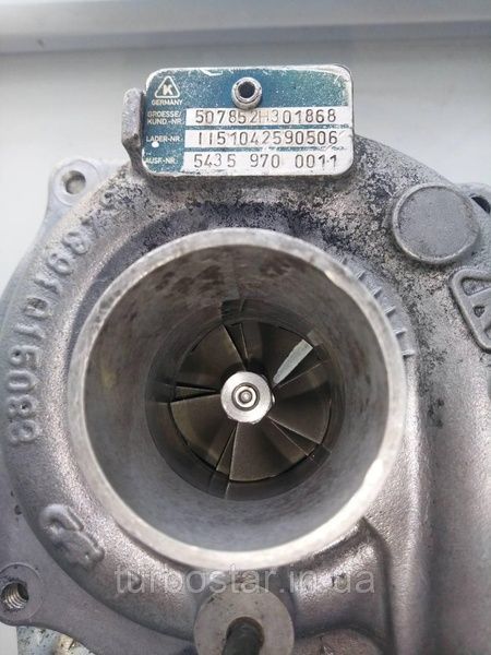 Турбіна Рено Кенго, Дача Логан 1.5 dCi. 54359700033, 54359700011, 8200507852, 8200507852, 7701476891 54359700011 фото