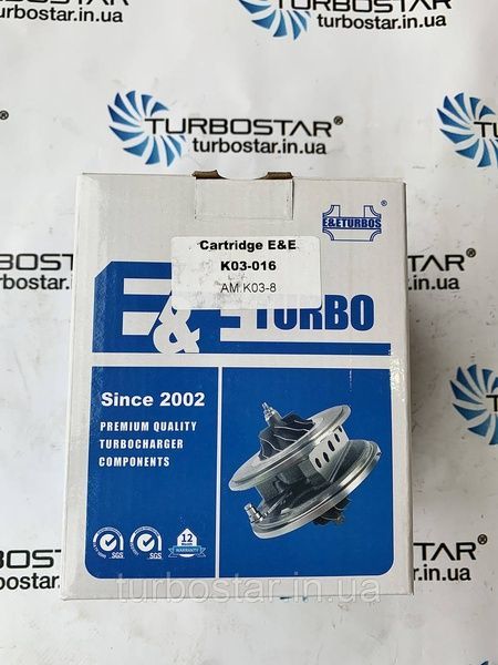 Картридж турбіни СЕАТ Леон - SEAT Leon. Мотор 1.8 B (BKV,BJX,BBU,БЛЦ). 53039700052, 53039700053 53039700058 K03-8 фото