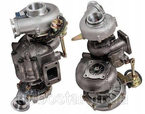 Відновлена турбіна MAN Truck Bi-Turbo, бі-турбо 4.6 D BorgWarner R2S 11509880012 + 12649880072 11509880012 + 12649880072 фото